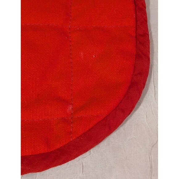 Crazy Quilt Placemats Handmade Patchwork Maximalism Retro Set Of 4 Vtg 70s Red - Picture 15 of 16